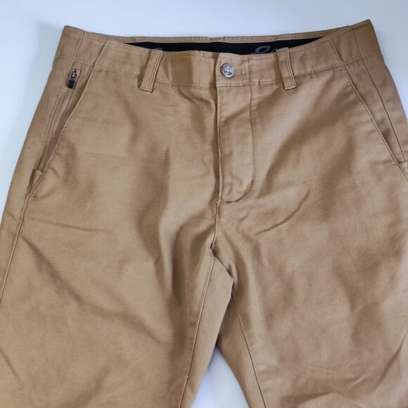 Eddie Bauer outdoor pants men's size 30X30 desert brown zip pocket - Picture 2 of 15